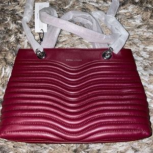 NWT Rebecca Minkoff Red Quilted Shoulder Bag
